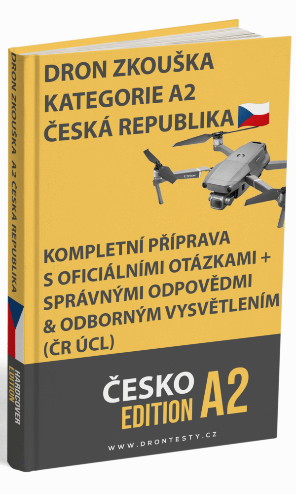 Dron zkouška kategorie A2 - Kompletní příprava s oficiálními otázkami, správnými odpovědmi a vysvětlením (ČR ÚCL) - Obrázek 1