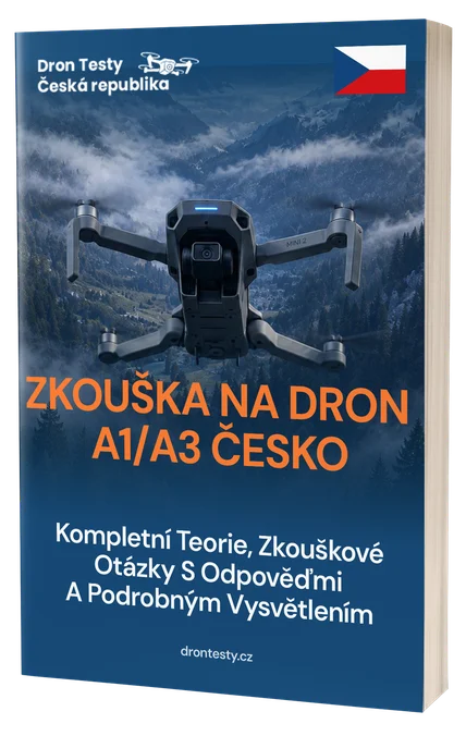 Zkouška na dron A1/A3 Česko – Kompletní teorie, 500+ otázek ve stylu zkoušky a odpovědí s podrobným vysvětlením